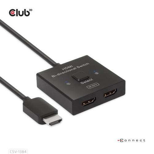 CLUB3D HDMI 2-in-1 Bi-directional Switch for 8K60Hz or 4K120Hz - Image 8