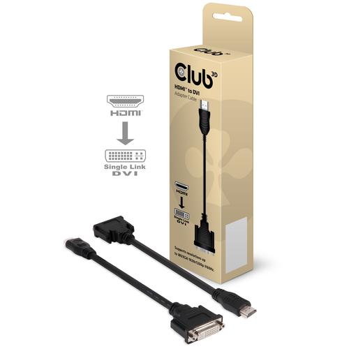 CLUB3D HDMI to DVI Single Link Passive Adapter - Image 1