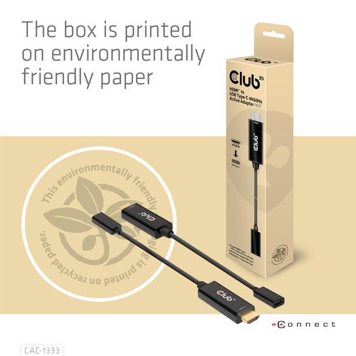 CLUB3D HDMI to USB Type-C 4K60Hz Active Adapter M/F - Image 8