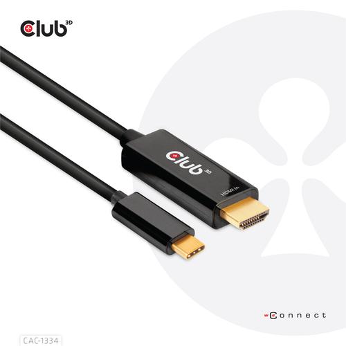 CLUB3D HDMI to USB Type-C 4K60Hz Active Cable M/M 1.8m/6 ft - Image 1