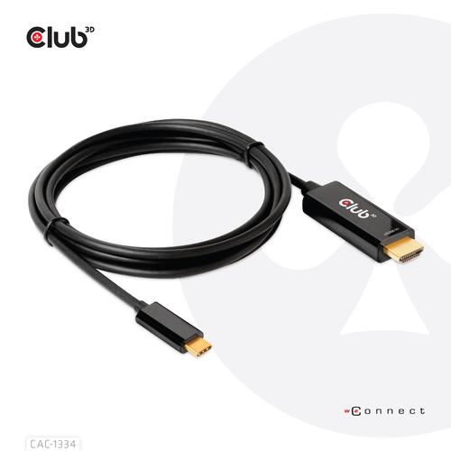 CLUB3D HDMI to USB Type-C 4K60Hz Active Cable M/M 1.8m/6 ft - Image 7