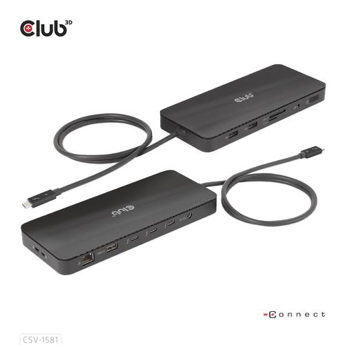 CLUB3D Thunderbolt 4 Certified 11-in-1 Docking Station - Image 9