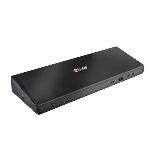CLUB3D Type-C Universeel (2x 4K60Hz +1x 4K30Hz), oplaad Docking Station 60W DisplayLink® gecertificeerd en DP alt modus - kensington lock - Image 9