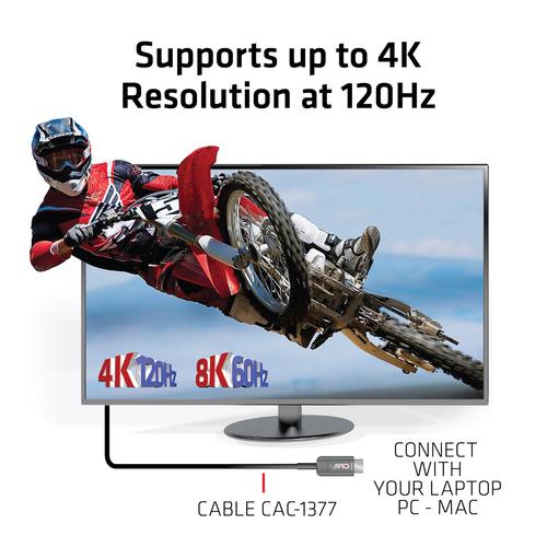 CLUB3D Ultra High Speed ​​HDMI 2.1™ gecertificeerde AOC-kabel 4K120Hz/8K60Hz Unidirectioneel M/M 15m - Image 5