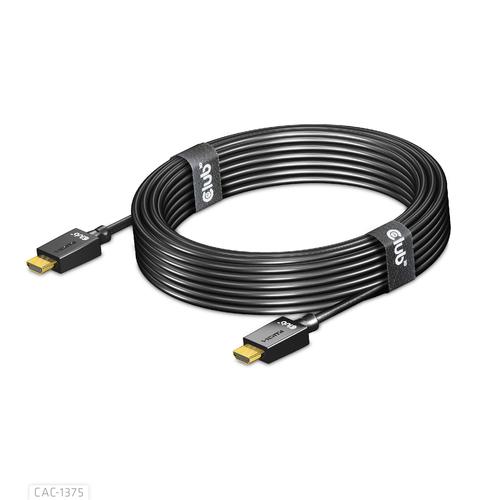 CLUB3D Ultra High Speed HDMI™2.1 gecertificeerde kabel 4K120Hz, 144Hz 48Gbps M/V 5 Meter - Image 4