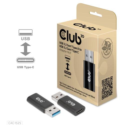 CLUB3D USB 3.2 Gen1 Type A to USB 3.2 Gen1 Type C Adapter M/F - Image 2