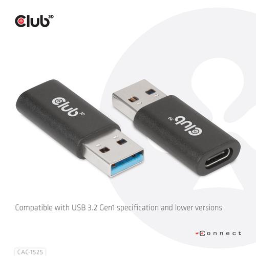 CLUB3D USB 3.2 Gen1 Type A to USB 3.2 Gen1 Type C Adapter M/F - Image 6