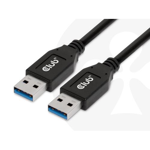 CLUB3D USB Type-A Gen2(10G) cable, 3A M/M 0.5m / 1.64 ft