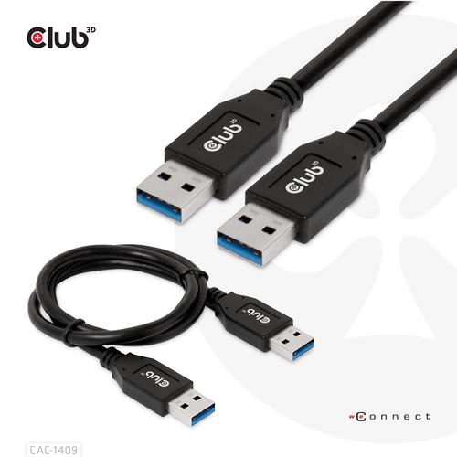 CLUB3D USB Type-A Gen2(10G) cable, 3A M/M 0.5m / 1.64 ft - Image 7
