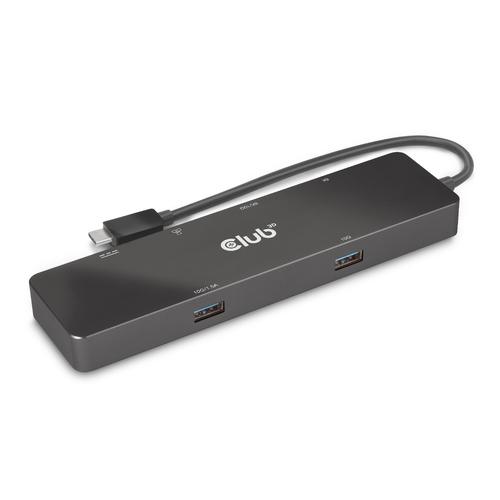 CLUB3D USB3.2 Gen2 Type-C, 6-in-1 Dual Displays Portable Dock with USB Type-C Video 4K60Hz - Image 10