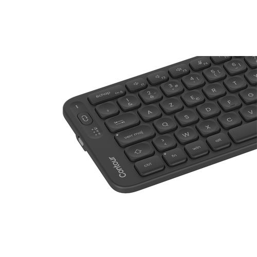 Contour Design Balance toetsenbord Kantoor RF-draadloos + Bluetooth AZERTY Frans Zwart - Image 3