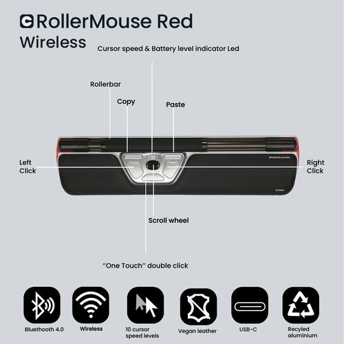 Contour Design RollerMouse Red, wireless - Image 3