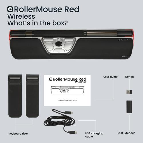 Contour Design RollerMouse Red, wireless - Image 4