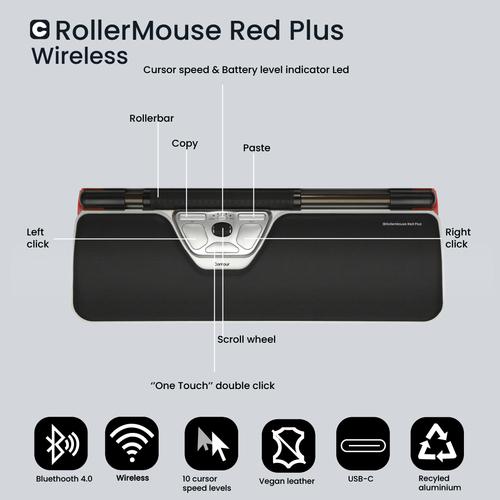 Contour Design RollerMouse Red Plus, wireless - Image 4