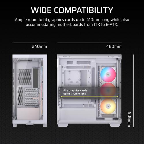 Corsair 3500X RS-R ARGB Midi Tower Wit - Image 9