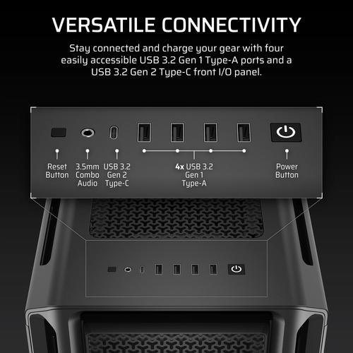 Corsair 5000T Midi Tower Zwart - Image 2