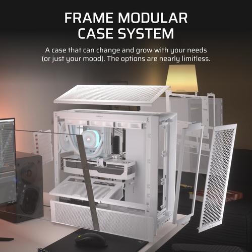 Corsair FRAME 4000D Midi Tower Wit - Image 5