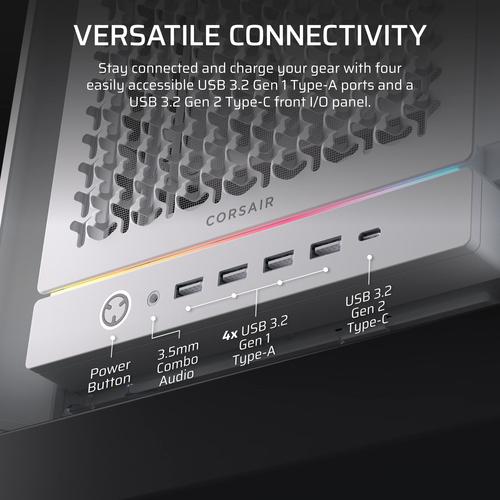 Corsair FRAME 5000D RS Midi Tower Wit - Image 9