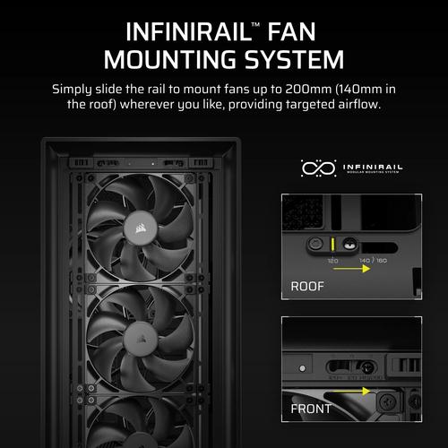 Corsair FRAME 5000D RS Midi Tower Zwart - Image 7