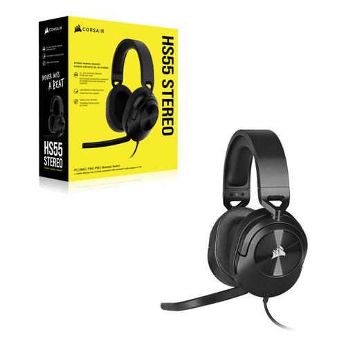 Corsair HS55 STEREO Headset Bedraad Hoofdband Gamen Koolstof - Image 4
