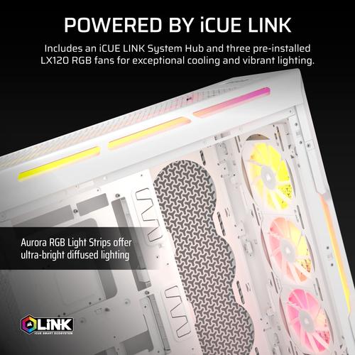 Corsair iCUE LINK 5000T LX RGB Midi Tower Wit - Image 5