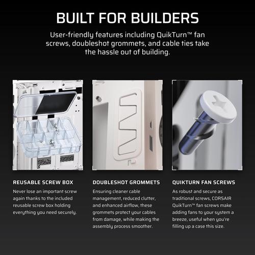Corsair iCUE LINK 5000T LX RGB Midi Tower Wit - Image 8