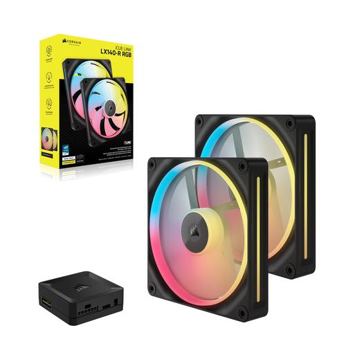 Corsair iCUE LINK LX140-R RGB Computer behuizing Ventilator 14 cm Zwart 2 stuk(s) - Image 3