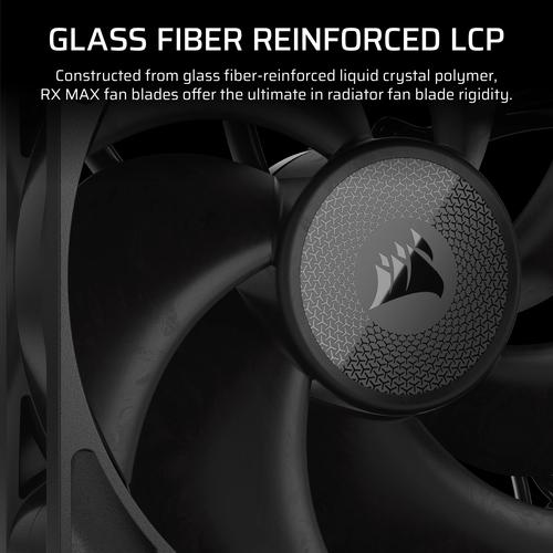 Corsair iCUE LINK RX120 MAX Computer behuizing Ventilator 12 cm Zwart 1 stuk(s) - Image 8