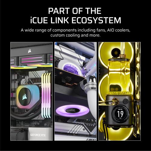 Corsair iCUE LINK RX120 MAX RGB Computer behuizing Ventilator 12 cm Zwart 3 stuk(s) - Image 8