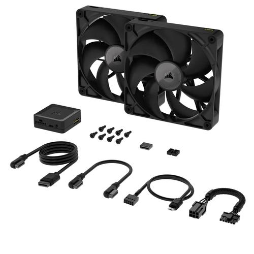 Corsair iCUE LINK RX140 Computer behuizing Ventilator 14 cm Zwart 2 stuk(s) - Image 9