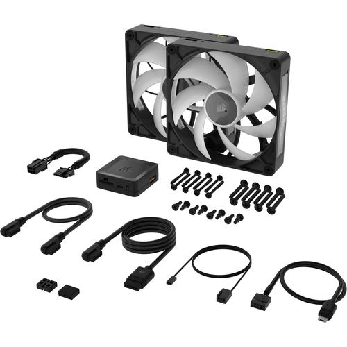 Corsair iCUE LINK RX140 MAX RGB Computer behuizing Ventilator 14 cm Zwart 2 stuk(s) - Image 3