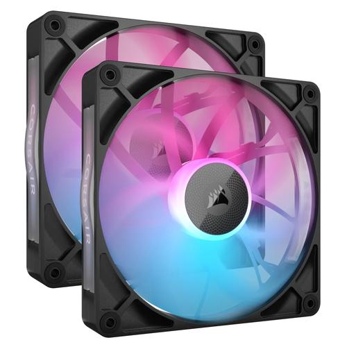 Corsair iCUE LINK RX140 RGB Computer behuizing Ventilator 14 cm Zwart 2 stuk(s) - Image 1