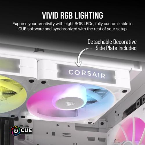 Corsair iCUE LINK RX140 RGB Computer behuizing Ventilator 14 cm Wit 1 stuk(s) - Image 5