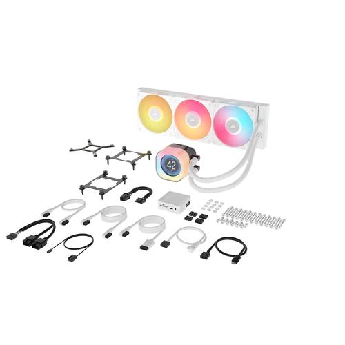 Corsair iCUE LINK TITAN 360 RX LCD Processor Alles-in-één vloeistofkoeler 12 cm Wit 1 stuk(s) - Image 2