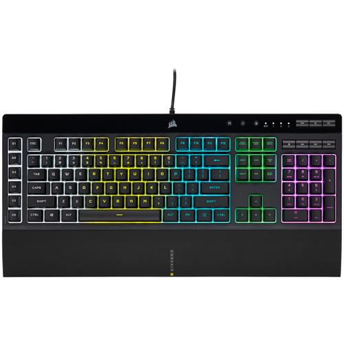 Corsair K55 RGB PRO toetsenbord Gamen USB Zwitsers Zwart - Image 1