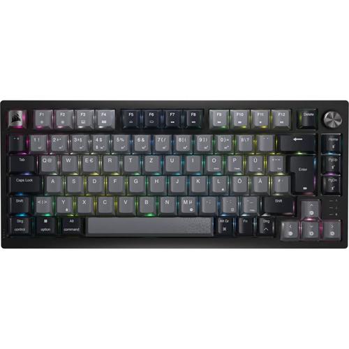 Corsair K65 PLUS WIRELESS 75 % RGB toetsenbord Gamen RF draadloos + USB QWERTY Engels Zwart - Image 1
