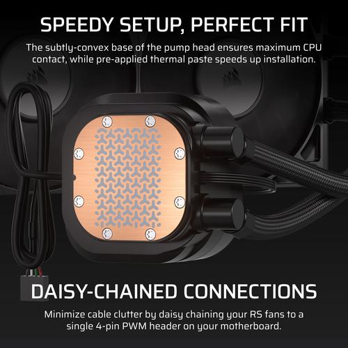 Corsair Nautilus 240 RS LCD Processor Alles-in-één vloeistofkoeler 12 cm Zwart 1 stuk(s) - Image 6