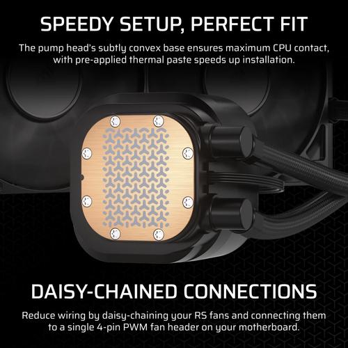 Corsair Nautilus 240 RS Moederbord Alles-in-één vloeistofkoeler Zwart - Image 9