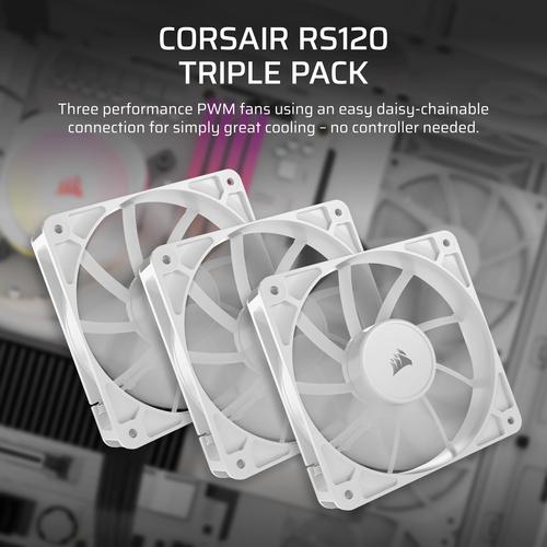 Corsair RS120 Computer behuizing Ventilator 12 cm Wit 3 stuk(s) - Image 7