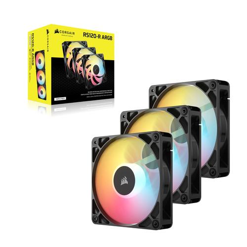 Corsair RS120-R ARGB Computer behuizing Ventilator 12 cm Zwart 3 stuk(s) - Image 4