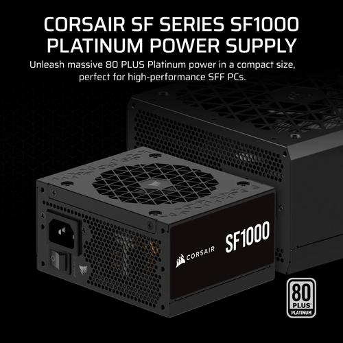 Corsair SF Series SF1000 power supply unit 1000 W 24-pin ATX SFX Zwart - Image 8