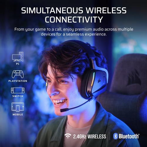 Corsair VOID v2 MAX WIRELESS Headset Draadloos Hoofdband Gamen Bluetooth Zwart - Image 8