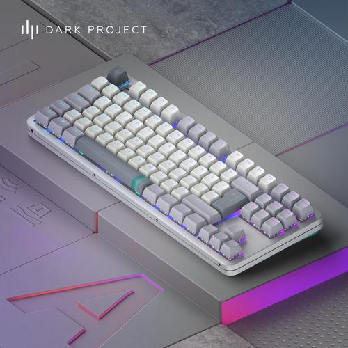Dark Project DPKB_DAYLIGHT_87_ISO toetsenbord Gamen USB Deens, Engels, Fins, Duits, Italiaans, Scandinavisch, Noors, Spaans, Zweeds, Brits Engels, UK International Licht Grijs - Image 2