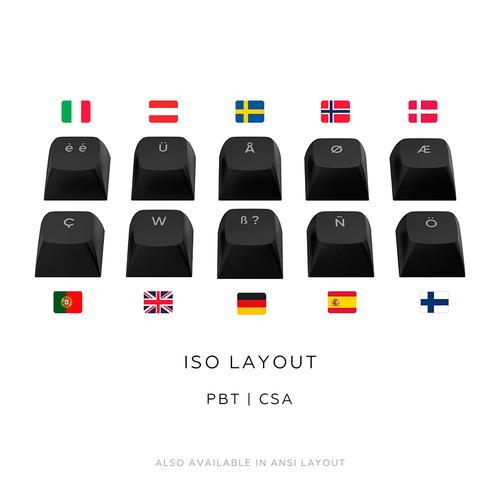 Dark Project DPKB_NOSTRA_81_ISO_BLACK toetsenbord Gamen USB QWERTZ Deens, Engels, Fins, Duits, Italiaans, Scandinavisch, Noors, Spaans, Zweeds, Brits Engels Zwart - Image 9