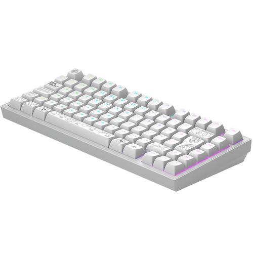 Dark Project DPKB_NOVA_81_ISO_WHITE toetsenbord Gamen USB + RF Wireless + Bluetooth QWERTZ Deens, Engels, Fins, Duits, Scandinavisch, Noors, Spaans, Zweeds, Brits Engels, UK International Wit - Image 4