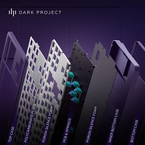 Dark Project DPKB_VIOLET_ 87_ISO toetsenbord Gamen USB QWERTZ Deens, Engels, Fins, Duits, Italiaans, Scandinavisch, Noors, Spaans, Zweeds, Brits Engels Violet - Image 10