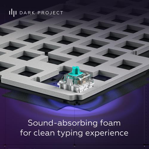 Dark Project DPKB_VIOLET_ 87_ISO toetsenbord Gamen USB QWERTZ Deens, Engels, Fins, Duits, Italiaans, Scandinavisch, Noors, Spaans, Zweeds, Brits Engels Violet - Image 6