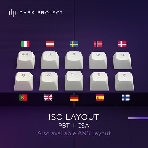 Dark Project DPKB_VIOLET_ 87_ISO toetsenbord Gamen USB QWERTZ Deens, Engels, Fins, Duits, Italiaans, Scandinavisch, Noors, Spaans, Zweeds, Brits Engels Violet - Image 9