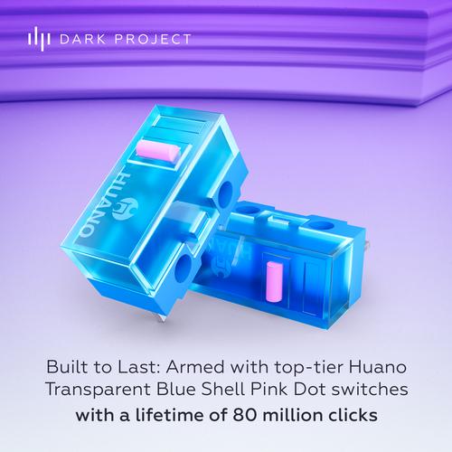 Dark Project DPP_NEXUS_BLACK muis Gamen Ambidextrous RF Wireless + Bluetooth + USB Type-C Optisch 26000 DPI - Image 8