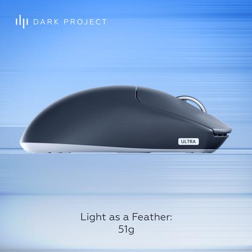 Dark Project DPP_NexusUltra_BW muis Gamen Ambidextrous RF Wireless + Bluetooth + USB Type-C Optisch 30000 DPI - Image 6
